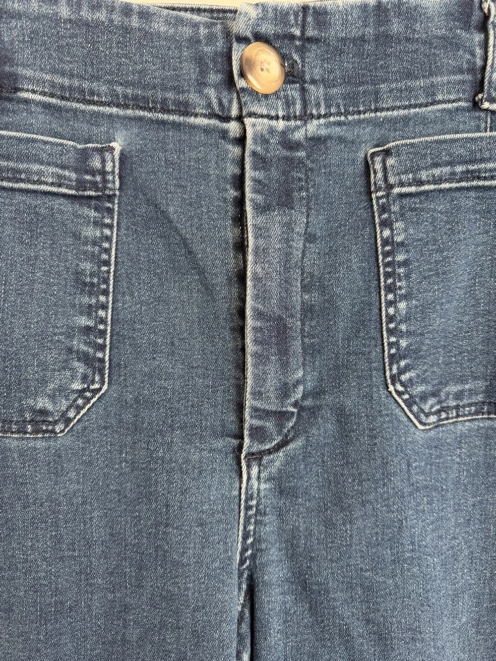 Anthropologie Maeve The Colette Crop High-Rise Wide-Leg Jeans Size 33 - Picture 5 of 12